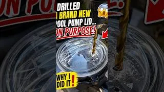 Thumbnail: Pool Pump Lid Modification — Why I Drilled It! 😳