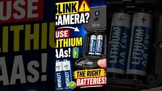 Thumbnail: **Blink Camera Batteries? Use THIS Kind! 🔋**