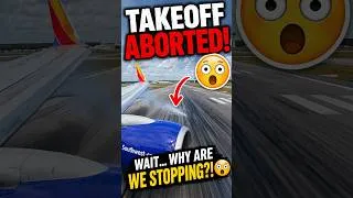 Thumbnail: **Southwest ABORTS Takeoff at the Last Second! ✈️😳**