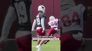 Thumbnail: Carson Beck RETURNS to Practice From Rib Injury