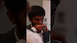 Thumbnail: Gukesh's Immediate reaction to BEATING Magnus Carlsen!