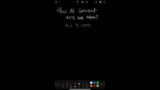 Thumbnail: #shorts part 13 How to convert series | How to convert 25°C into Kelvin ? Physics conversions 