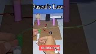 Thumbnail: Application if pascal's law, physics activities, physics tricks, pascals law model, science activity