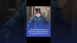 Thumbnail: Johnny Depp debuts first look as Ebenezer Scrooge at Comic-Con #johnnydepp #christmascarol#hollywood