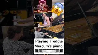 Thumbnail: Playing the actual piano Freddie Mercury played with Queen @ Live Aid! #freddiemercury #queen #piano