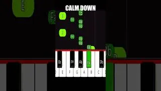 Thumbnail: Rema, Selena Gomez - Calm Down | Easy Piano Tutorial