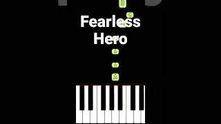 Thumbnail: How to play Fearless Hero on piano from Puss in Boots