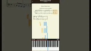 Thumbnail: Free Piano Sheet Hickory Dickory Dock by Traditional