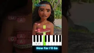 Thumbnail: How Far I'll Go - Moana | Play Piano with @PianoSSamYouTube  #piano #moana  #howfarillgo