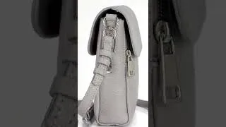Thumbnail: befen Genuine Leather Small Crossbody Bags for Women Cell Phone Bag Cross Body Purses,Silver Zipper