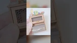 Thumbnail: Building a sideboard of the Rolife Cozy Kitchen #miniature #rolife #dollhouse #viral #shorts