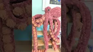 Thumbnail: Another Anchor the Octopus joins Crazy Four Books & Coffee! 🐙 | Handmade Plushie by Humblechildco