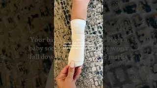 Thumbnail: Baby socks that don’t leave red marks? #baby #socksaddict #babysocks #socks #newbornsocks
