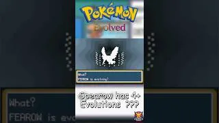 Thumbnail: Spearow's INSANE 4+ Evolutions in Pokémon Evolved! #fanmadepokemon #pokemon #gamingshorts #gaming