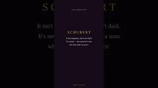 Thumbnail: He wrote this two months before dying at 31 — Schubert's Piano Sonata D. 960 🎹 #shorts