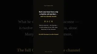 Thumbnail: Bach Came Home To Find His Wife Already Buried So He Wrote This #bach #classicalmusic #shorts