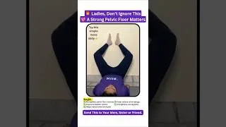 Thumbnail: Best Exercise to Strengthen Your Pelvic Floor at Home #pelvicstrength #pelvicfloor