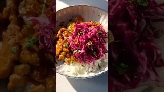 Thumbnail: Peanut Chicken with Ginger Slaw