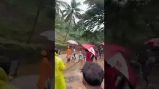 Thumbnail: Large Mudslide Hits Karathott, India - Aug. 3, 2026 #landslide #india