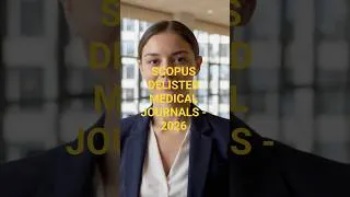 Thumbnail: Scopus Delisted Journals 2026 | Part 2  #medicalresearch #elsevier #scopus #scopusindexedjournals