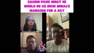 Thumbnail: Sachin on what he would pick to do as Nicki Minaj manager for a day 🦄💖 What y’all picking⁉️🤔