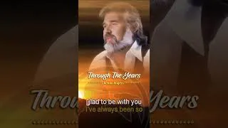 Thumbnail: THROUGH THE YEARS - (Karaoke #Shorts) - Kenny Rogers