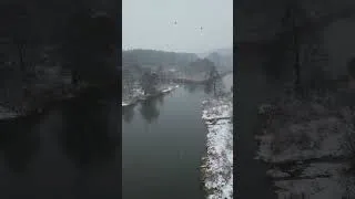 Thumbnail: Flying over Pilica river