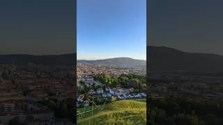 Thumbnail: Panorama Mariboru (Słowenia) z wzgórza Piramida