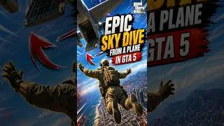 Thumbnail: Epic Sky Dive From a Plane in GTA 5 😱✈️ #shorts