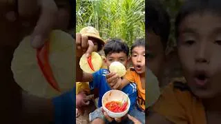 Thumbnail: Eating Lemon not Candy 🍭 #survival #outdoor #bushcraft