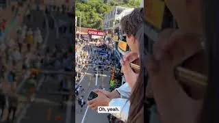 Thumbnail: George Russell Watches on as Lewis Hamilton Arrives on Track With Kim Kardashian
