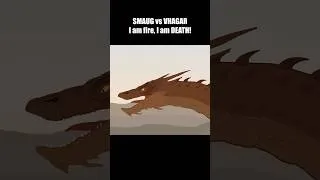 Thumbnail: Vhagar vs Smaug  #houseofdragon #lordoftherings #animation