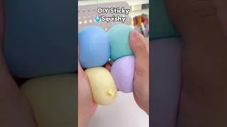 Thumbnail: 💧DIY viral￼ sticky squishy🫧!?  #diycrafts #papercraft #cutecrafts #diysquishy #diy