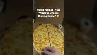 Thumbnail: Would You Eat These With Blue Cheese Dipping Sauce? 🤔 #shorts