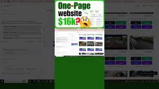 Thumbnail: Make a one page website with No Code