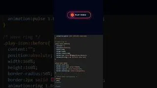 Thumbnail: Animated Button with Glowing Effects🔥| HTML & CSS #webdesign #pktech