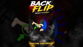 Thumbnail: Perfect technique in back flip 🤯 || #backflip#tutorial#shorts #shortvideo#youtubeshorts @Pk fly king