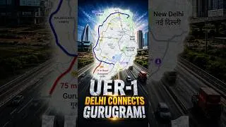Thumbnail: UER-1 का बड़ा धमाका! 🚨 Delhi से Gurugram तक 49 KM New Road | Upper Dwarka Expressway