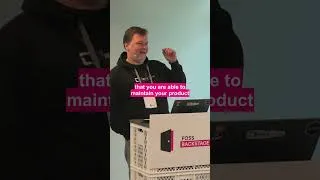 Thumbnail: FOSS Backstage 2024 - Mirko Boehm on Project Maintenance Obligations