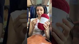 Thumbnail: Watch till the end for result 🥹❤️ #crochet #train #funny #viral #travelling #crocheting #handmade