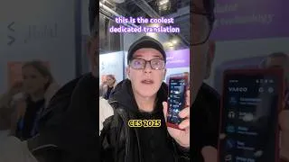 Thumbnail: Unbelievable translation device at CES 2025!  #shorts #CES2025