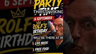 Thumbnail: THIRSTY VIKINGS BDAY PARTY TONIGBT, I WILL BE THERE AT 8PM FOR A FEW COCONUTS!!