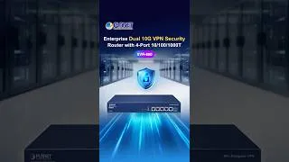 Thumbnail: PLANET Enterprise Dual 10G VPN Security Router (XVR-800)