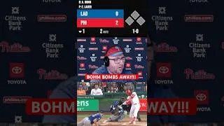 Thumbnail: BOHM WITH A 2 RUN BOMB 💣 💣 💣 #phillies #alecbohm #philliesbaseball