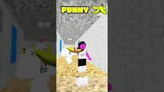 Thumbnail: FUNNY NANA PEEL GLITCH #baldisbasicsplus #roblox #funnyshorts