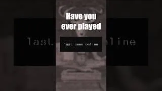 Thumbnail: Have you ever played Last Seen Online? #indiegame #horrorgaming #videoessay #shorts