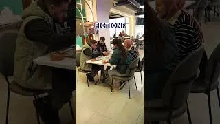 Thumbnail: Cafe with out boardgames vs Fiction