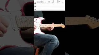 Thumbnail: Blues Rock solo on 1 string - high E-string #shorts
