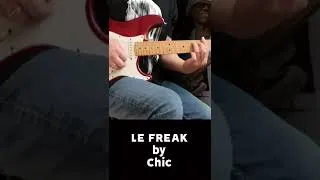 Thumbnail: LE FREAK guitar riff #Shorts