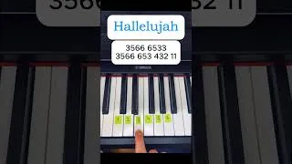 Thumbnail: Hallelujah - Leonard Cohen - Easy Piano Tutorial  #piano #pianotutorial